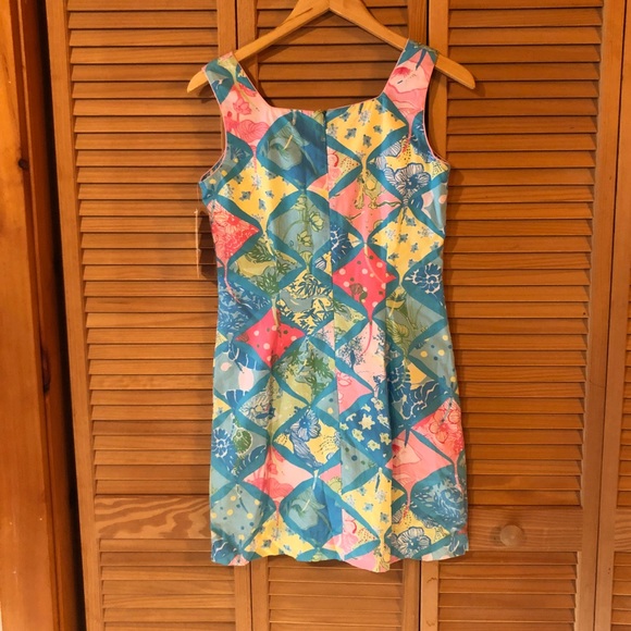 Lilly Pulitzer Krista Dress Blue 6 NWT - Picture 2 of 4